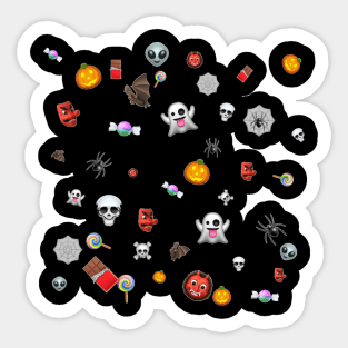 halloween pattern Sticker